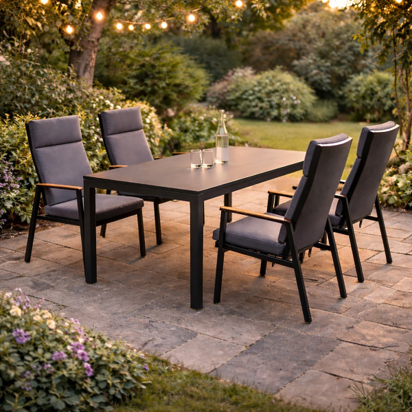 Tischgruppe greemotion Bern in anthrazit