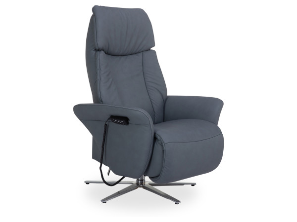 Relaxsessel MONDO SERON in aqua aus Leder