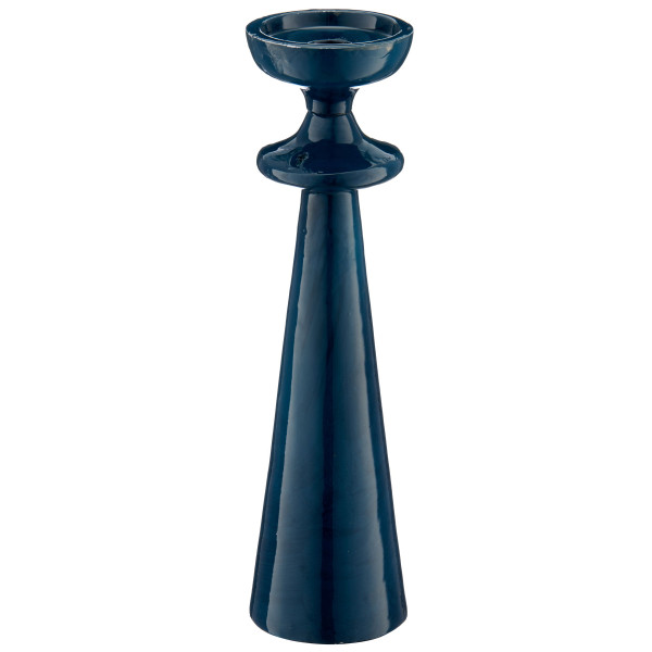 Teelichthalter SWING in blau aus Aluminium