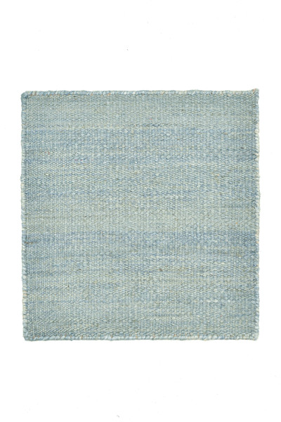 Teppich MAYA türkis in türkis aus Jute