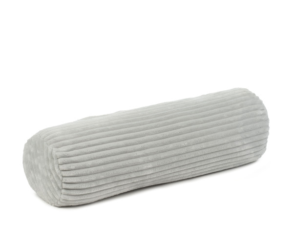 Kissenrolle CORD silber in silberfarben aus Polyester
