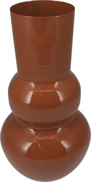 Vase ROMEO in Caramel aus Zink