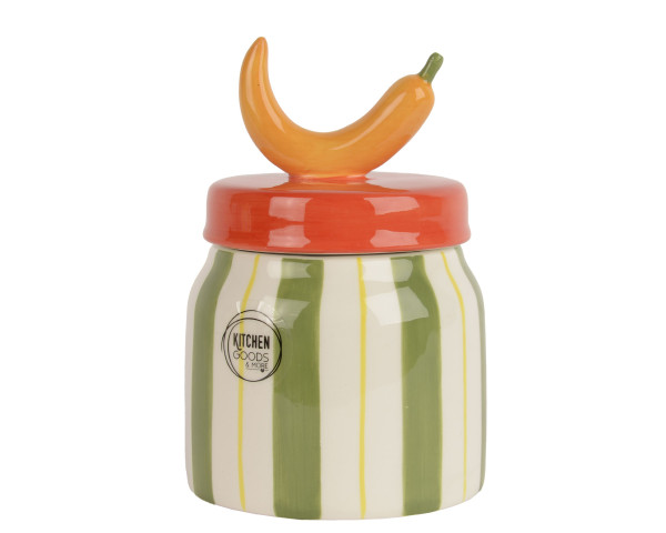 Vorratsdose CHILI in mehrfarbig aus Dolomit