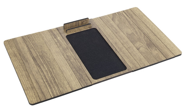 Sofa-Tablett in mehrfarbig aus Materialmix