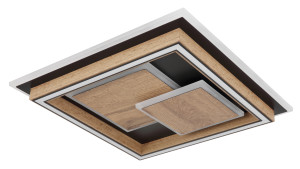 Vorschau: Deckenleuchte in schwarz aus Metall Vorschau: Deckenleuchte in schwarz aus Metall