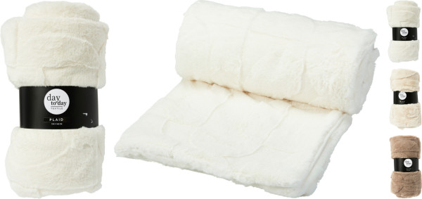 Decke LENJA in mehrfarbig aus Polyester