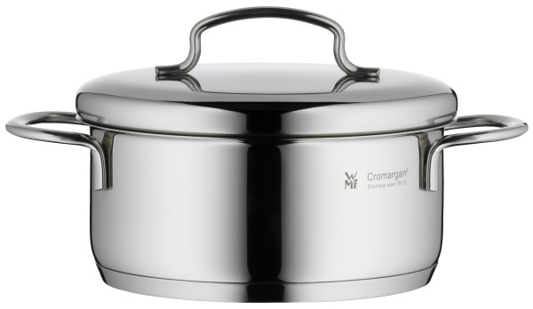 Bratentopf WMF MINI in silberfarben aus Metall
