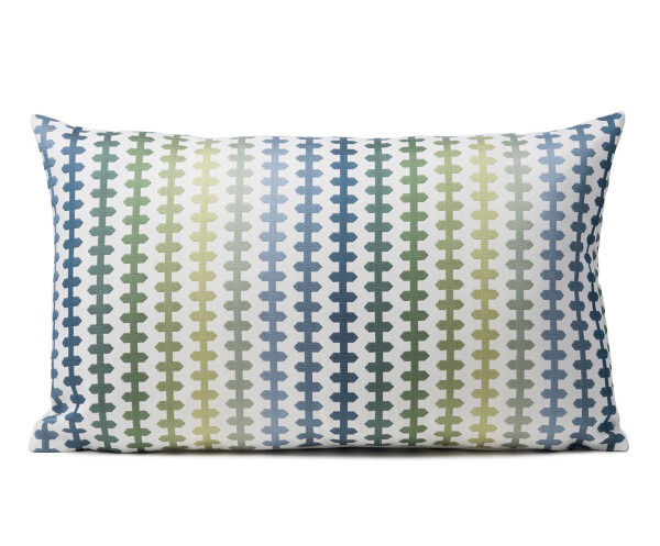 Kissenhülle LUCIA in blau aus Mischgewebe