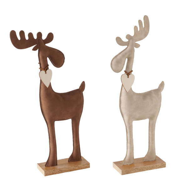 Dekofigur BOONER in mehrfarbig aus Materialmix