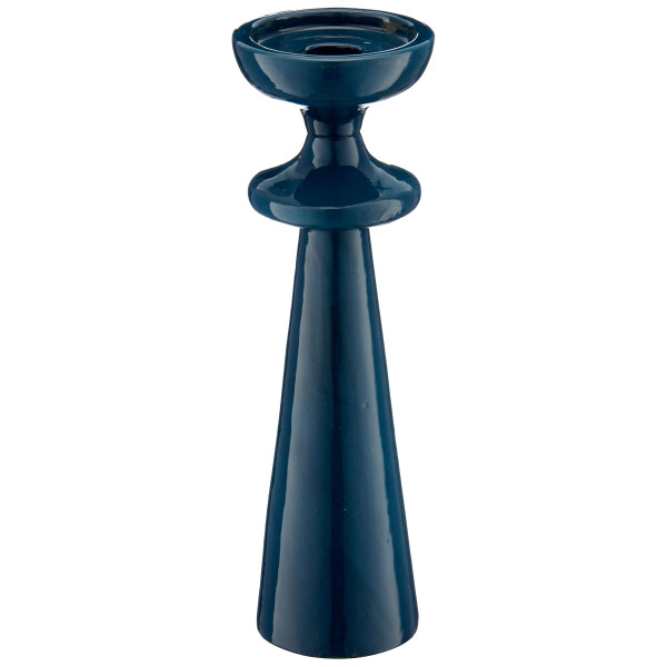 Teelichthalter SWING in blau aus Aluminium