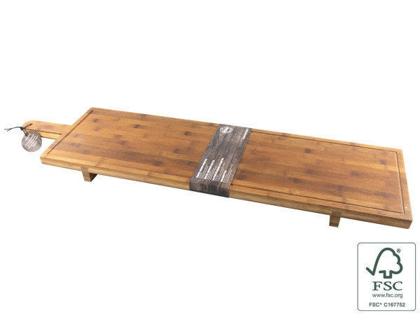 Servierbrett MALMÖ in natur aus Bambus