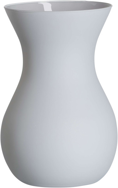 Vase ANNALENA grau in grau aus Glas