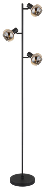 Stehleuchte TOKKI in schwarz aus Metall