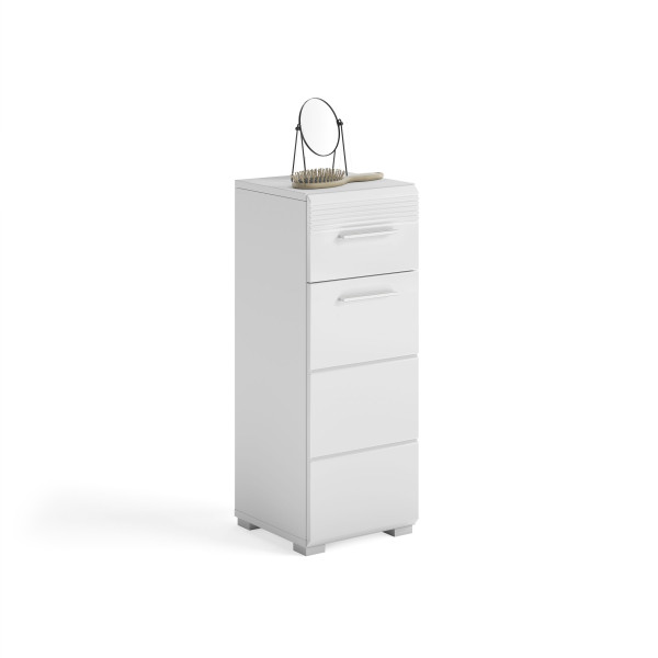 Schrank LINUS in weiß aus MDF furniert