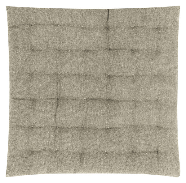 Sitzkissen FREYA taupe aus Baumwolle