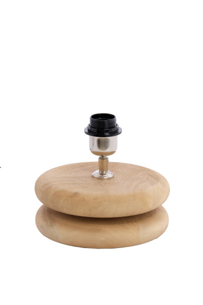 Lampenfuss EBOLI in braun aus Holz