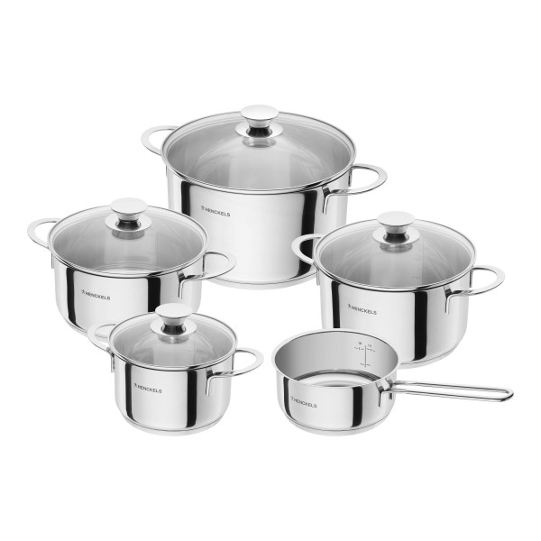 Kochtopf-Set Henckels by ZWILLING REFLECTION in silberfarben aus Materialmix