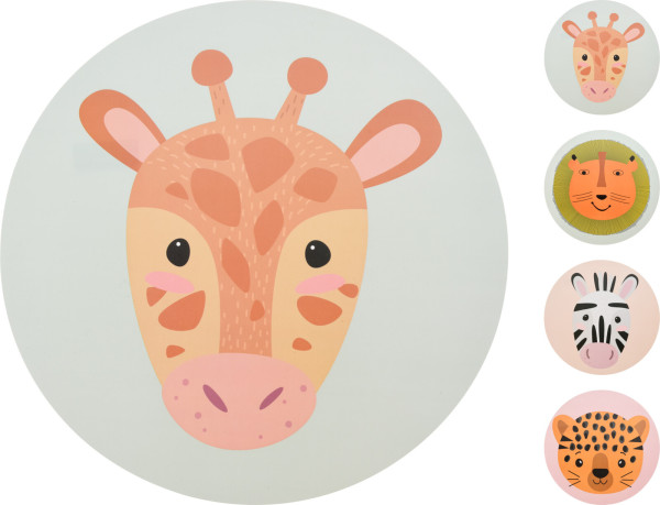 Tischset ANIMAL in mehrfarbig aus Polyvinyl