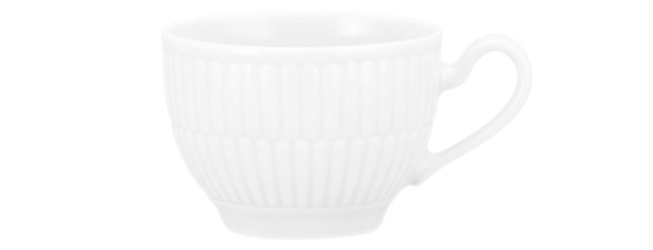 Espressoobertasse AMINA in weiß aus Porzellan