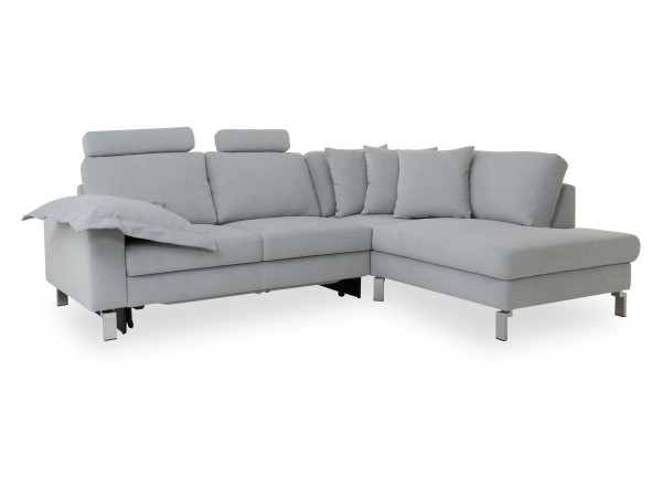 Polsterecke COLLINS in Lightblue aus Stoff