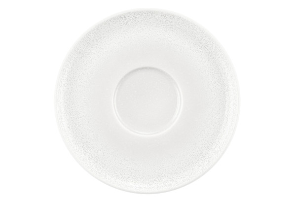 Kombi-Untertasse SENTO HOME in weiß aus Porzellan