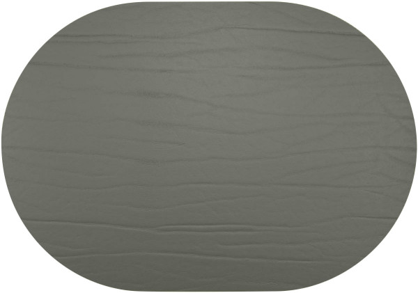 Tischset DUMBO LEATHERIXX in graphit aus Leder