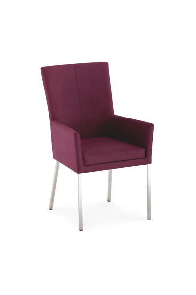 Polsterstuhl COLORADO in  Nirvana rot