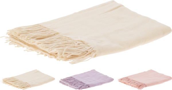 Wohndecke in mehrfarbig aus Polyester