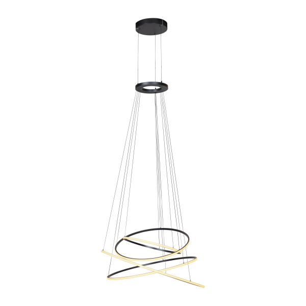 Pendelleuchte PURE E-FLYING in grau aus Metall
