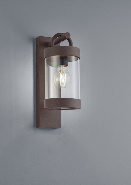 Wandleuchte SAMBESI in Rost aus Aluminium