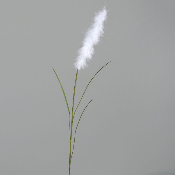 Kunstblume Fruchtstand in weiß aus Kunststoff