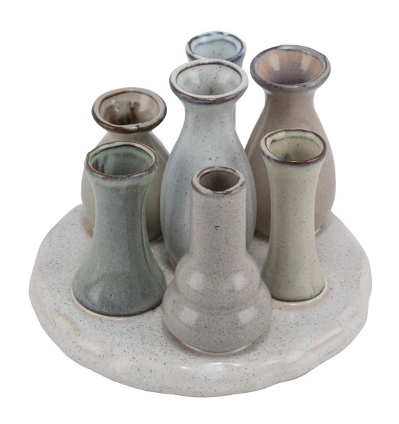 Vasen Arrangement in PASTELL aus Steingut