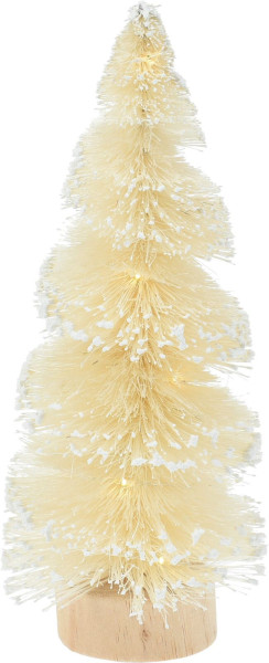 Weihnachtsbaum LED in creme aus SISAL