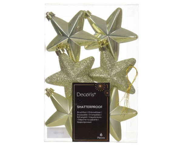 Hänger-Set STAR pistazie in pistazie aus Kunststoff