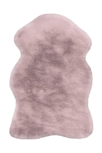 Kunstfell RABBIT SHEEPSKIN in rosa aus Polyester