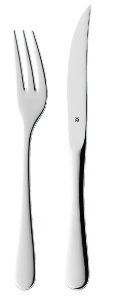 Steakbesteck WMF BLACK in silberfarben aus Metall