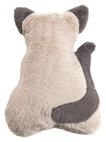 Kissen MIEZI in taupe aus Polyester