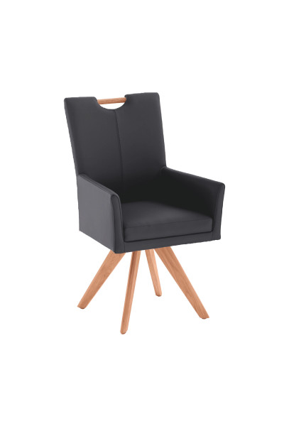 Polsterstuhl COLORADO in  Napoli schwarz