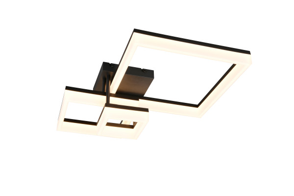 Deckenleuchte LED CAMINO in schwarz aus Kunststoff