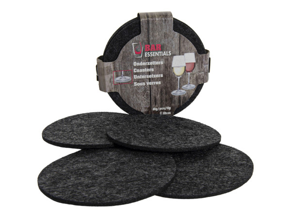 Untersetzer FELT in anthrazit aus Filz
