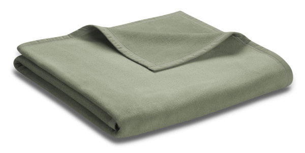 Wohndecke UNICOLOUR in grau aus Mischgewebe