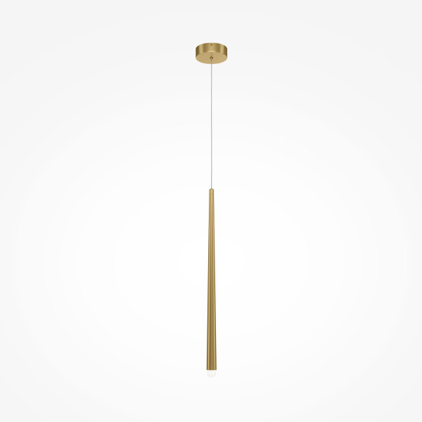 Pendelleuchte CASCADE in messingfarben aus Aluminium