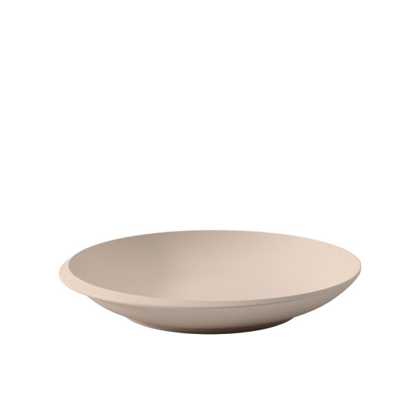 Schale Tief NewMoon beige in beige aus Porzellan