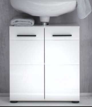 Waschbeckenunterschrank FLASH in weiß aus Dekor