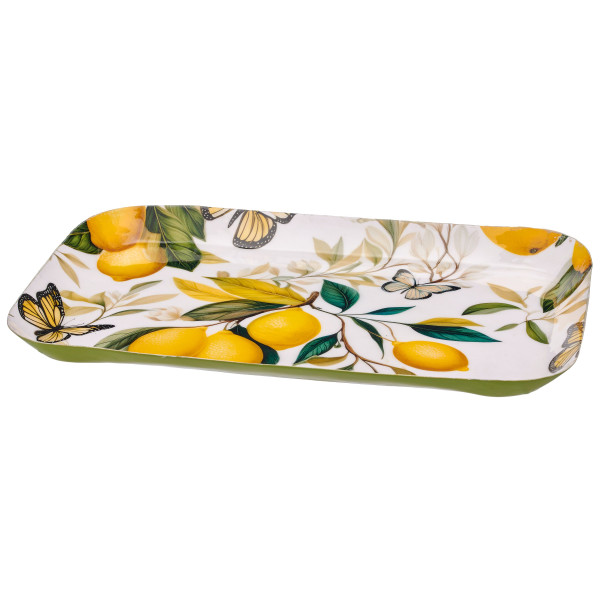 Tablett INSTYLE in gelb aus Metall