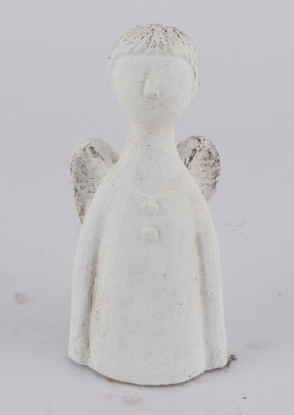 Engel in weiß aus Zement