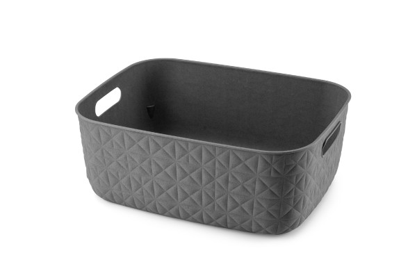 Korb SOFTEX M in grau aus Polypropylen