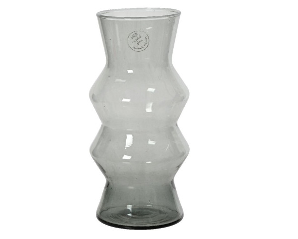 Vase SMOKE in grün aus Glas