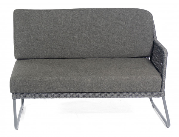 Loungeelement POISON in anthrazit aus Aluminium
