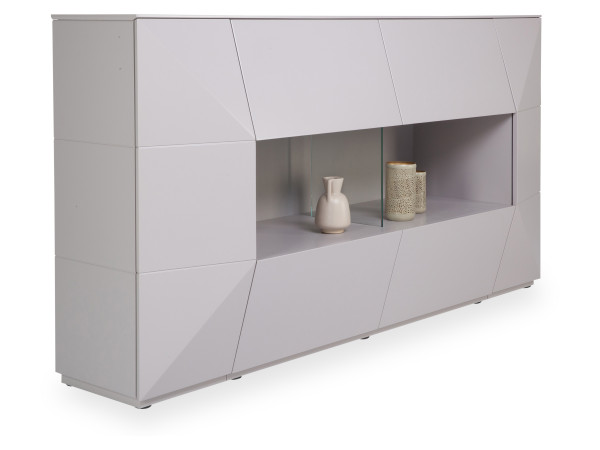Sideboard MONDO PRISMA PLUS in beige aus Lack